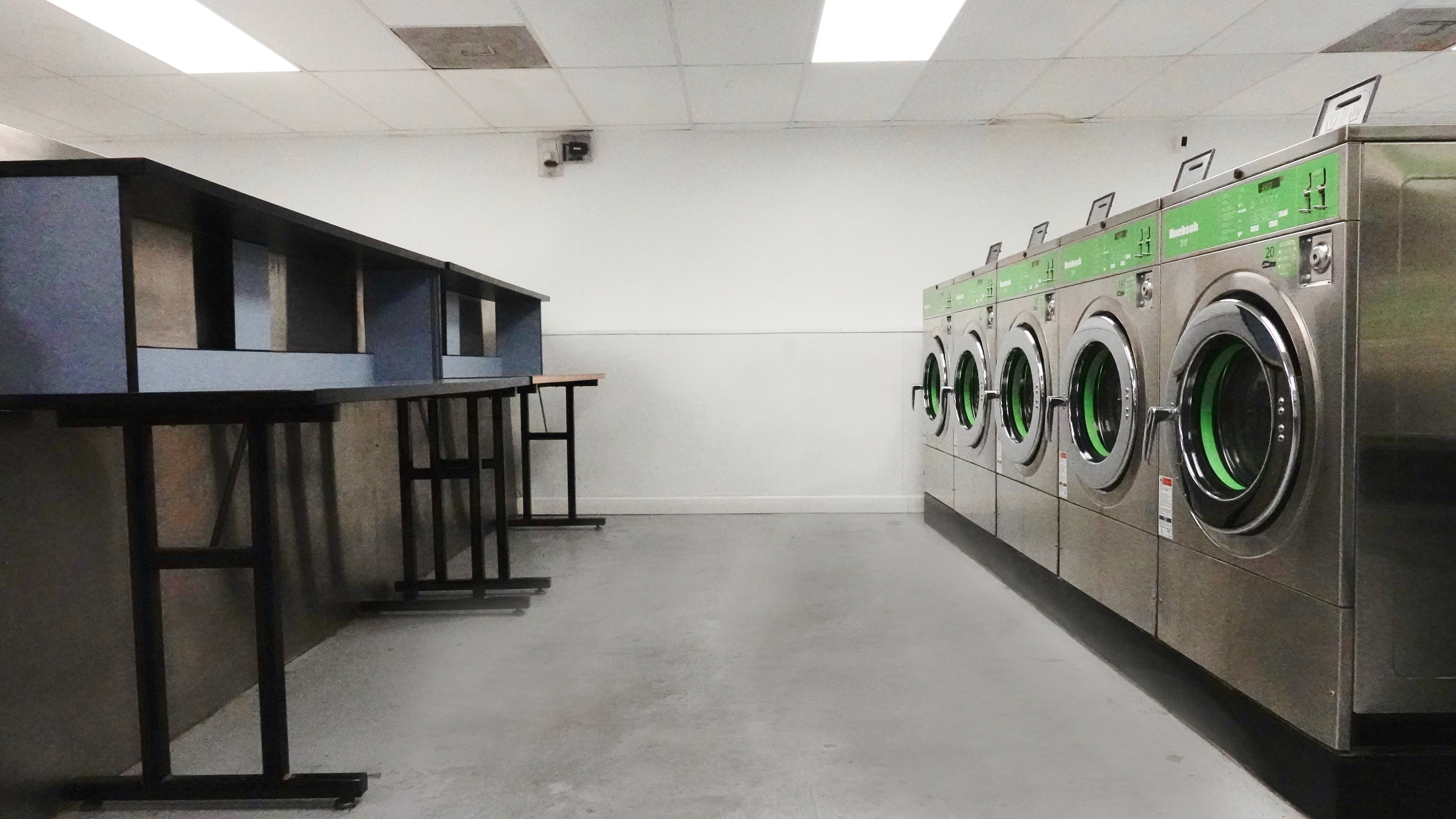 Washers and folding tables